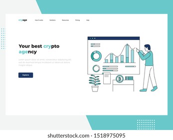 	
Cryptocurrency and blockchain isometric composition with people, analysts and managers working on crypto start up. Isometric vector illustration.