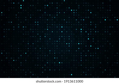Cryptocurrency blockchain network background. Bright glowing symbols. Futuristic big data information. Graphic concept for your design