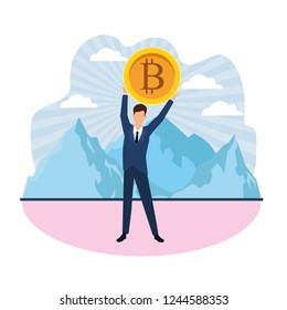 cryptocurrency businessman bitcoin