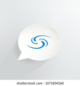 Cryptocurrency Coin Speech Bubble