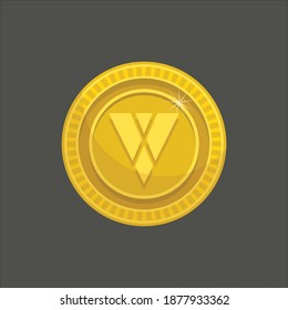Diseño del logotipo de la colección de monedas de criptodivisa
