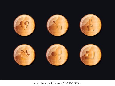 cryptocurrency coins design