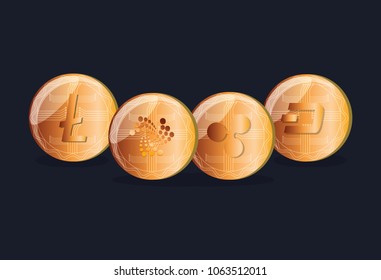 cryptocurrency coins design