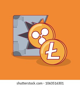 Cryptocurrency coins design
