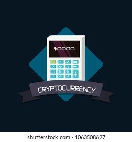 Cryptocurrency concept design
