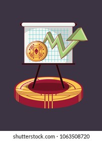 Cryptocurrency concept design