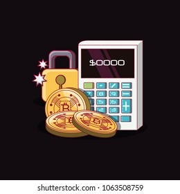 Cryptocurrency concept design