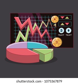 Cryptocurrency concept design