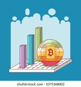 Cryptocurrency concept design
