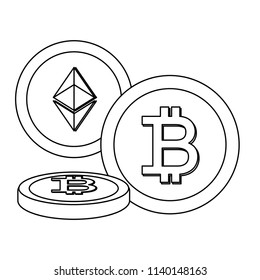 cryptocurrency concept design