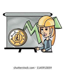 cryptocurrency concept design