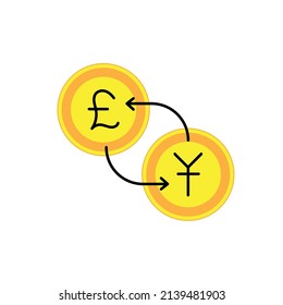 Cryptocurrency or Crypto coins Logo Set in Market. Vector Files