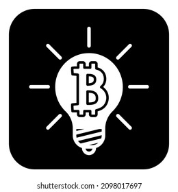 Cryptocurrency Currency Bitcoin Money Flat Icon Isolated On White Background