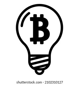Cryptocurrency Currency Bitcoin Money Flat Icon Isolated On White Background