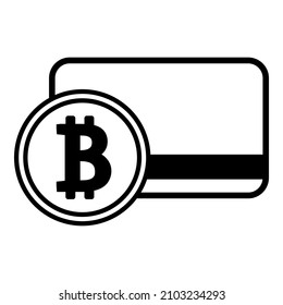 Cryptocurrency Bitcoin Money Icono plano aislado en fondo blanco