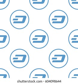 Cryptocurrency dash seamless business pattern free trade