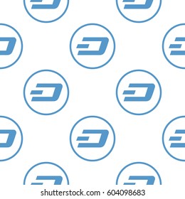 Cryptocurrency dash seamless business pattern free trade