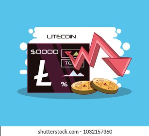 cryptocurrency design concept