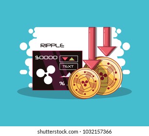 cryptocurrency design concept