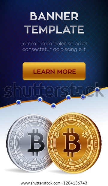 Cryptocurrency Editable Banner Template Bitcoin Cash Stock Vector - 