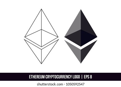 Cryptocurrency : ETHEREUM LOGO