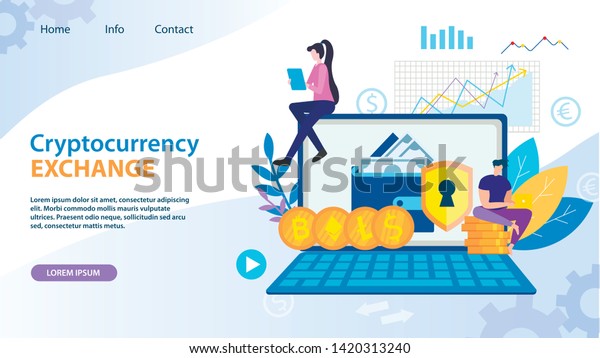 Cryptocurrency Exchange Dollar Bitcoin Ethereum Coins Stock Vector Royalty Free 1420313240