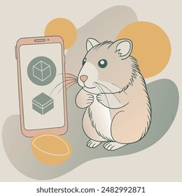 cryptocurrency game with a hamster