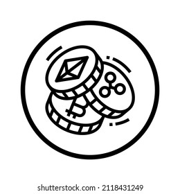 Icono De Criptodivisa - Icono De Monedas