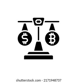 Icono de criptodivisa aislado en fondo blanco