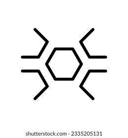 Cryptocurrency icon vector illustration. Digital currency sign. Trading, mining, exchange, payment concept. Simple flat isolated pictogram for app, ads, banner, web, dev, ui, ux, gui. Vector EPS 10.