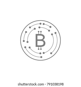 Crypto-currency icon. Web element. Premium quality graphic design. Signs symbols collection, simple icon for websites, web design, mobile app, info graphics on white background