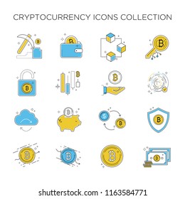 Cryptocurrency Icons Collection