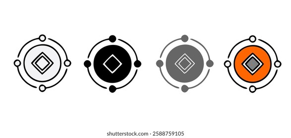 Cryptocurrency icons. Large set of cryptocurrency trendy minimal icons. Bitcoin, Ethereum, Blockchain, Wallet, Mining icon. Design signs for web page, mobile app, packaging design. Vector illustration