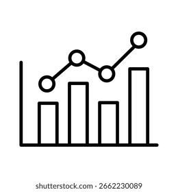 Icono de línea de criptomoneda Ilustración vectorial