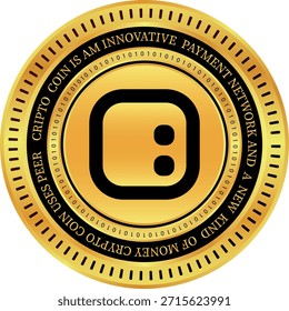 Dibujos del logotipo de la criptomoneda sobre fondo transparente. logotipo de la moneda id-id del espacio. Ilustraciones 3D.