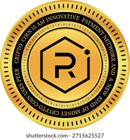 Dibujos del logotipo de la criptomoneda sobre fondo transparente. logotipo de la moneda del raydium-ray. Ilustraciones 3D.