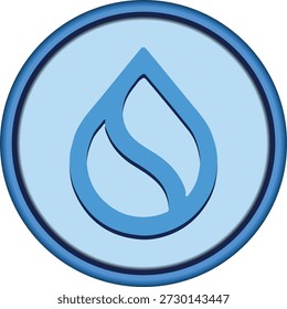 Cryptocurrency logo drawings on transparent background. sui coin logo. 3D illustrations.