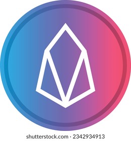 Cryptocurrency logos in colorful circle. vector logo images. 3d illustrations.