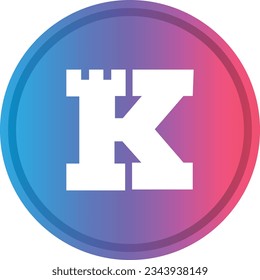 Kryptowährungslogos in buntem Kreis. Vektorlogo-Bilder. 3D-Illustrationen.