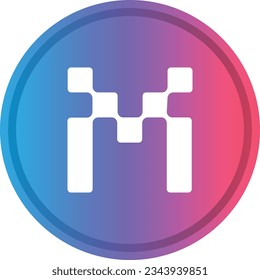 Logotipos de criptografía en círculo colorido. imágenes de logotipo vectorial. 3 quinquies ilustraciones.