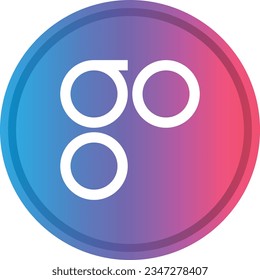 Cryptocurrency logos in colorful circle. vector logo images. 3d illustrations.