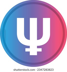 Cryptocurrency logos in colorful circle. vector logo images. 3d illustrations.