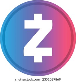 Cryptocurrency logos in colorful circle. vector logo images. 3d illustrations.