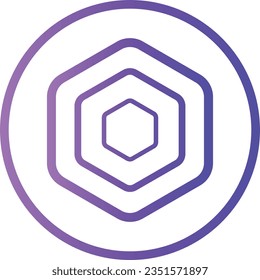 Cryptocurrency logos in colorful circle. vector logo images. 3d illustrations.