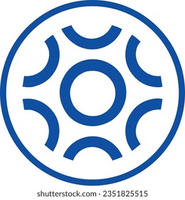 Cryptocurrency logos in colorful circle. vector logo images. 3d illustrations.