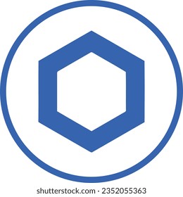 Logotipos de criptografía en círculo colorido. imágenes de logotipo vectorial. 3 quinquies ilustraciones.