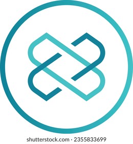 Cryptocurrency logos in colorful circle. vector logo images. 3d illustrations.