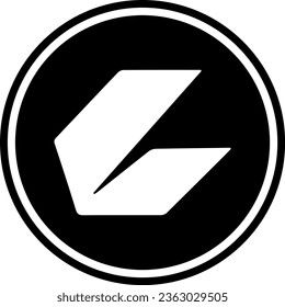 Cryptocurrency logos in colorful circle. vector logo images. 3d illustrations.