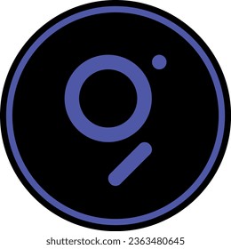 Cryptocurrency logos in colorful circle. vector logo images. 3d illustrations.
