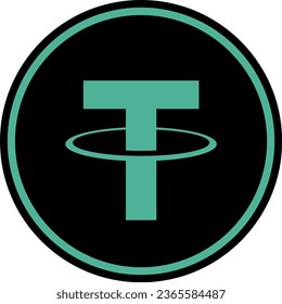Cryptocurrency logos in colorful circle. vector logo images. 3d illustrations.